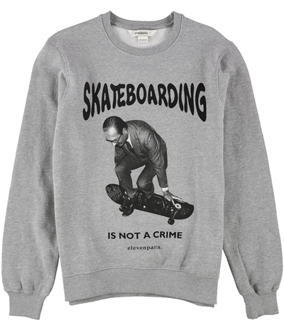 Elevenparis Mens Skateboarding Sweatshirt