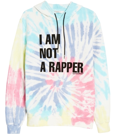 Elevenparis Mens I Am Not A Rapper Hoodie Sweatshirt, TW2