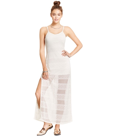 Joe & Elle Womens Strappy Lace Maxi Dress