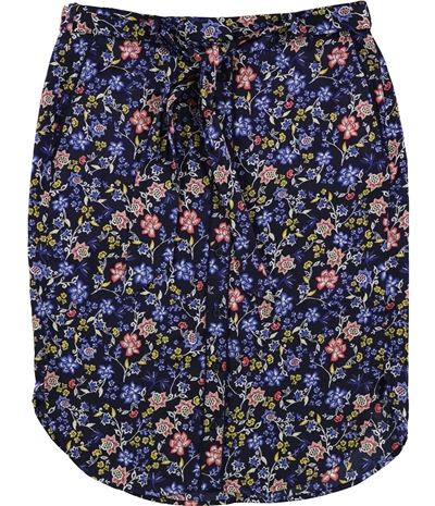 Ralph Lauren Womens Belted Midi Skirt