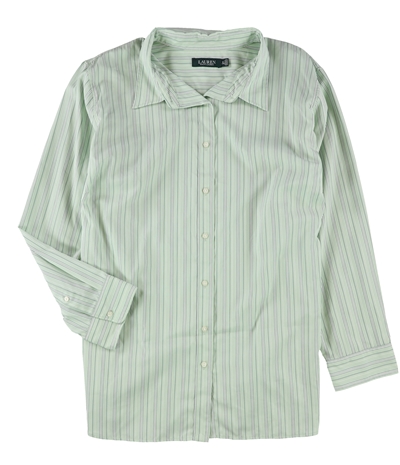 Ralph Lauren Womens Stripe Button Up Shirt, TW4