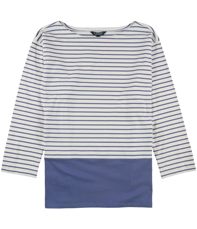 Ralph Lauren Womens Striped Tunic Blouse