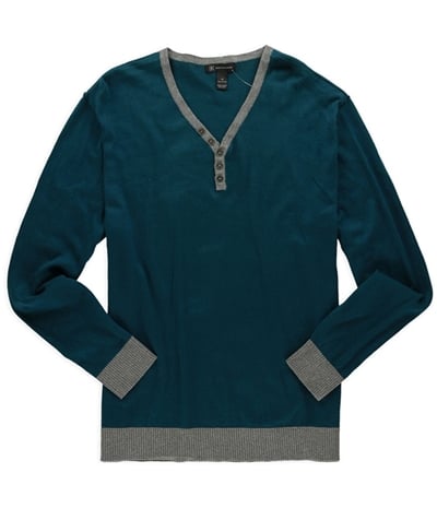 I-N-C Mens Henley Pullover Sweater, TW2