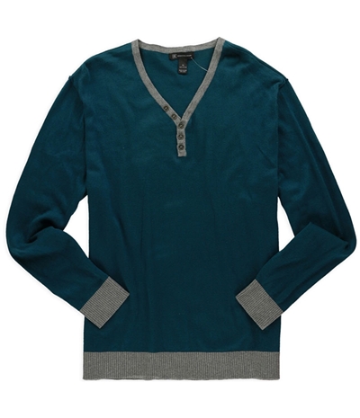 I-N-C Mens Henley Pullover Sweater, TW1