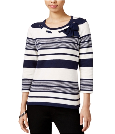 Maison Jules Womens Striped Basic T-Shirt, TW9