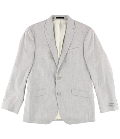Kenneth Cole Mens Micro-Grid Two Button Blazer Jacket, TW2