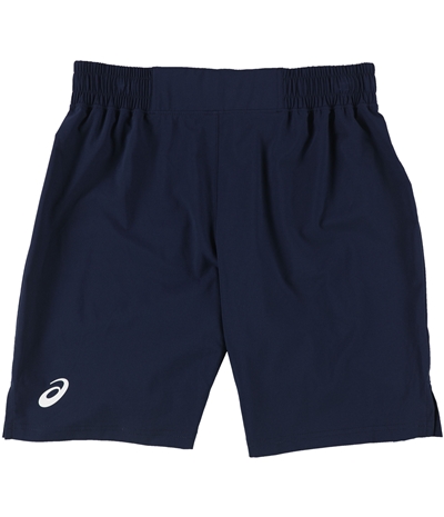 Asics Mens Solid Athletic Workout Shorts, TW1