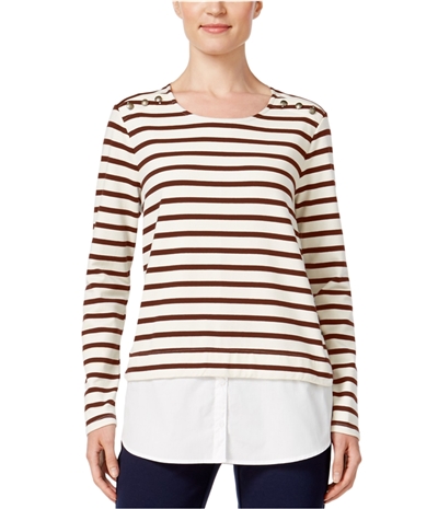 Style & Co. Womens Layered Pullover Blouse, TW1
