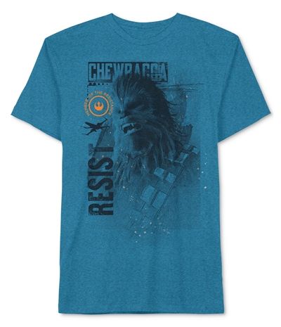 Star Wars Mens Chewbacca Graphic Basic T-Shirt