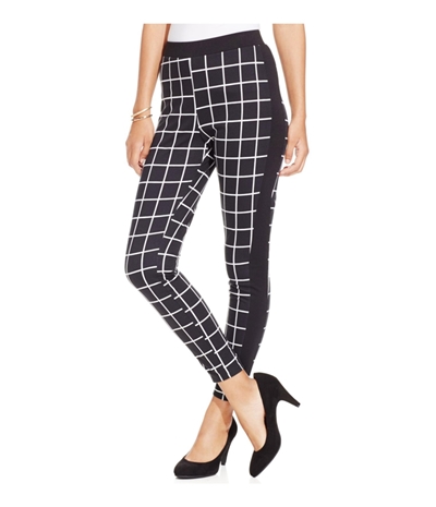 Material Girl Womens Printed Tuxedo Casual Trouser Pants