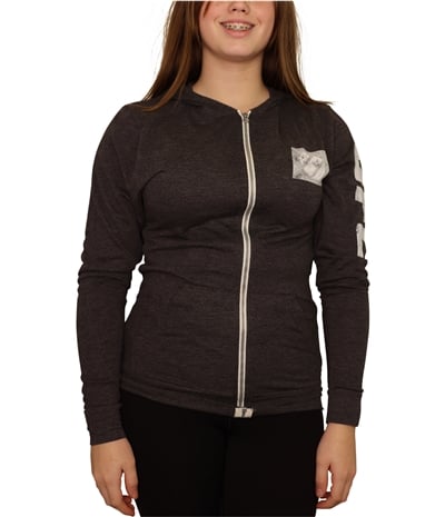 Ufc Womens Distressed Logo Hoodie Sweatshirt