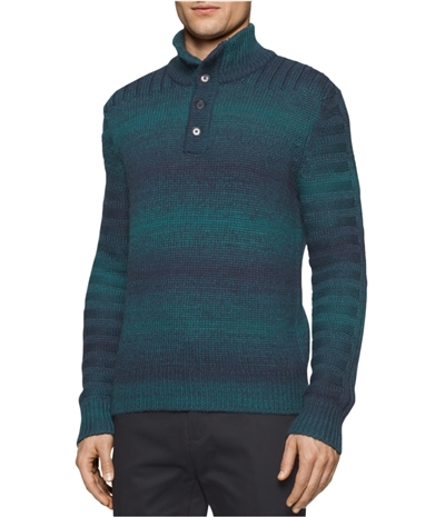 Calvin Klein Mens Space Dyed Knit Sweater, TW1