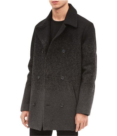 Calvin Klein Mens Ombre Pea Coat