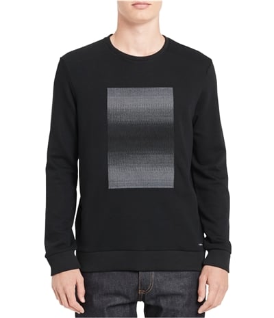 Calvin Klein Mens Textured Sweatshirt, TW1