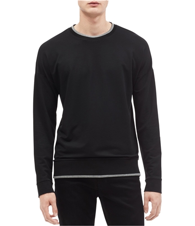 Calvin Klein Mens Tipped Sweatshirt, TW1