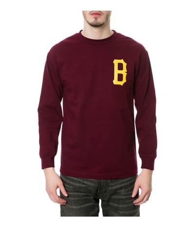 Black Scale Mens The B Logo Ls Graphic T-Shirt