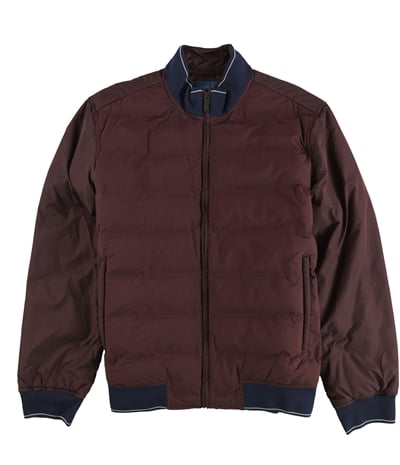 Perry Ellis Mens Quilted Full-Zip Puffer Jacket