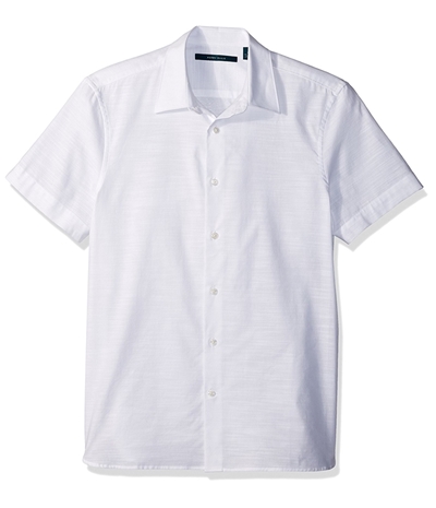 Perry Ellis Mens Textured Button Up Shirt, TW1