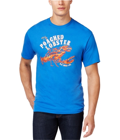 G.H. Bass & Co. Mens Poached Lobster Graphic T-Shirt