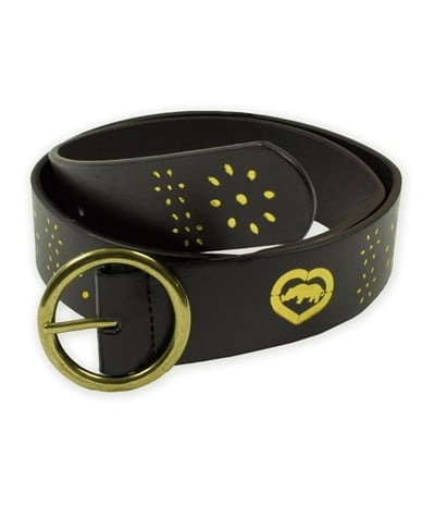 Ecko Unltd. Womens Wide Graphic Rhino Heart Belt