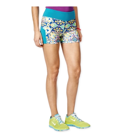 Energie Womens Sunny Print Athletic Compression Shorts