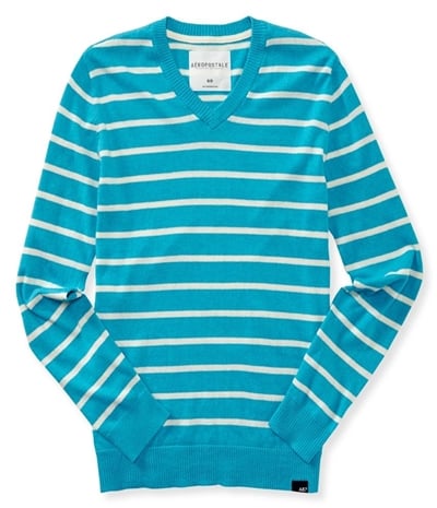 Aeropostale Mens Stripe Pullover Sweater