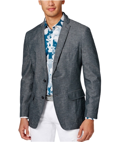 I-N-C Mens Long Sleeve Two Button Blazer Jacket