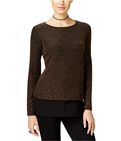 I-N-C Womens Layered Knit Blouse, TW1