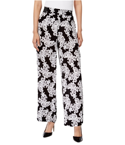 I-N-C Womens 2-Tone Casual Wide Leg Pants