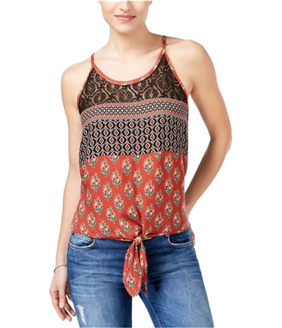 American Rag Womens Printed Lace Tank Top