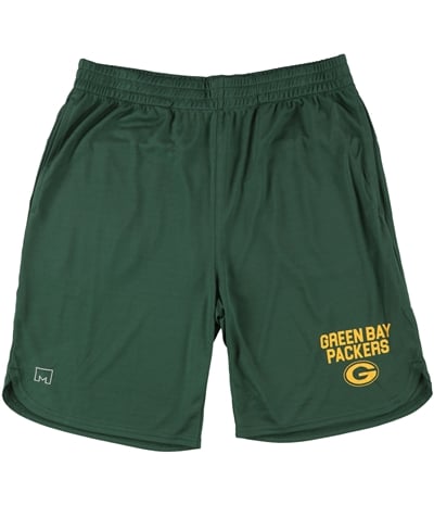 G-Iii Sports Mens Green Bay Packers Athletic Workout Shorts