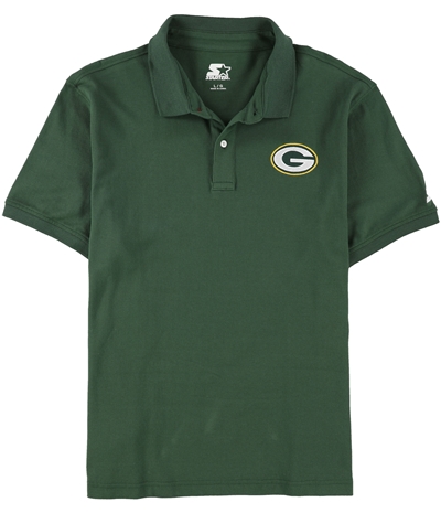 Starter Mens Green Bay Packers Rugby Polo Shirt, TW1