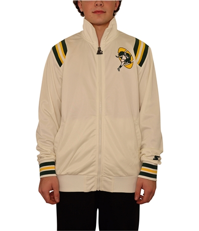 Starter Mens Green Bay Packers Track Jacket Sweatshirt