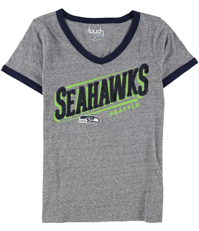 Touch Womens Seattle Seahawks Sequin Embellished T-Shirt