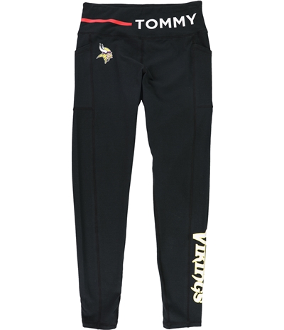 Tommy Hilfiger Womens Minnesota Vikings Compression Athletic Pants, TW2