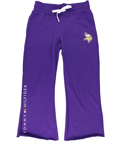 Tommy Hilfiger Womens Minnesota Vikings Athletic Sweatpants
