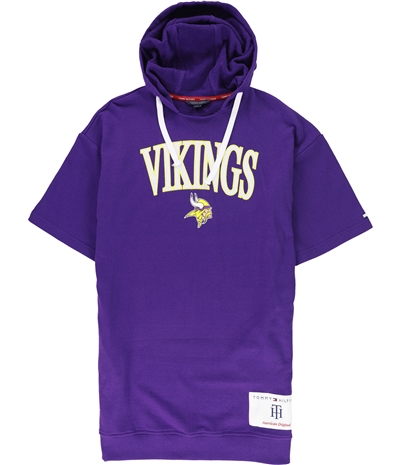 Tommy Hilfiger Womens Minnesota Vikings Hoodie Dress