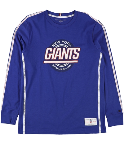 Tommy Hilfiger Mens NY Giants Graphic T-Shirt, Blue, India