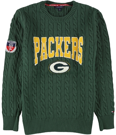 Tommy Hilfiger Mens Green Bay Packers Knit Sweater