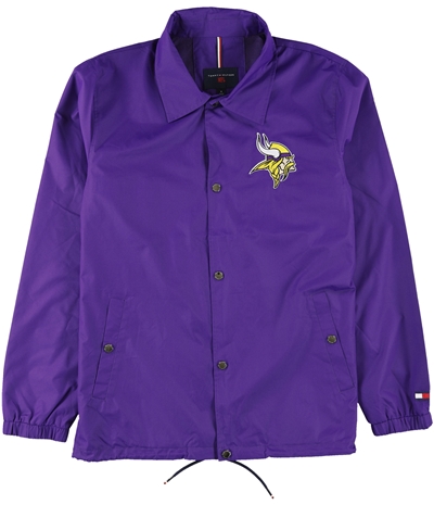 Tommy Hilfiger Mens Minnesota Vikings Windbreaker Jacket