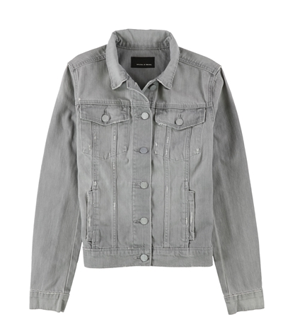 Articles Of Society Womens Taylor Distressed Jean Jacket