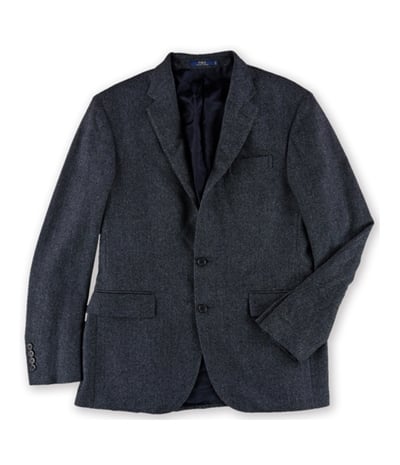Ralph Lauren Mens Herringbone Two Button Blazer Jacket, TW1