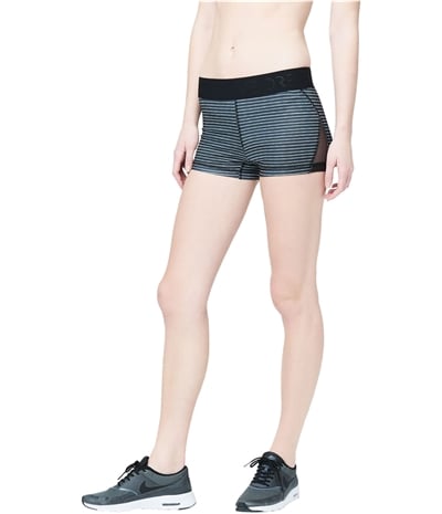 Aeropostale Womens Volleyball Stripe Athletic Compression Shorts