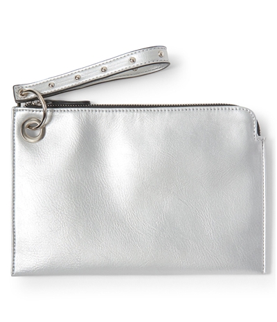 Aeropostale Womens Metallic Wristlet Wallet