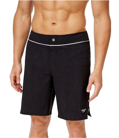 Speedo Mens Packable Geometric Swim Bottom Trunks