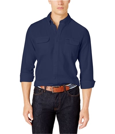 Tommy Hilfiger Mens Ben Flannel Button Up Shirt