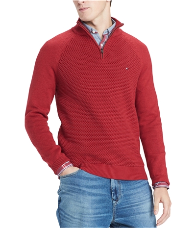 Tommy Hilfiger Mens Waffle Knit Pullover Sweater