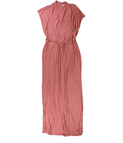 Lucky Brand Womens Ribbed Maxi Dress