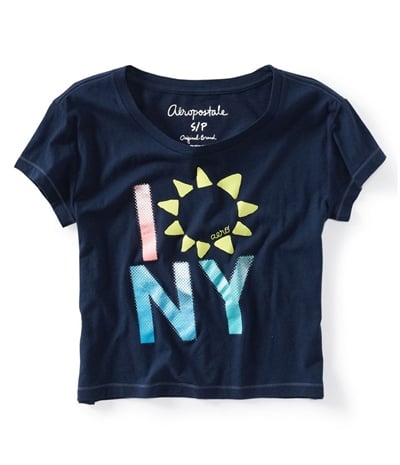 Aeropostale Womens Sunflower Graphic T-Shirt, TW3