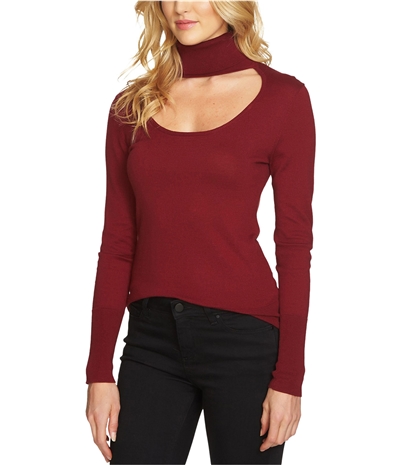 1.State Womens Cutout Knit Sweater, TW2